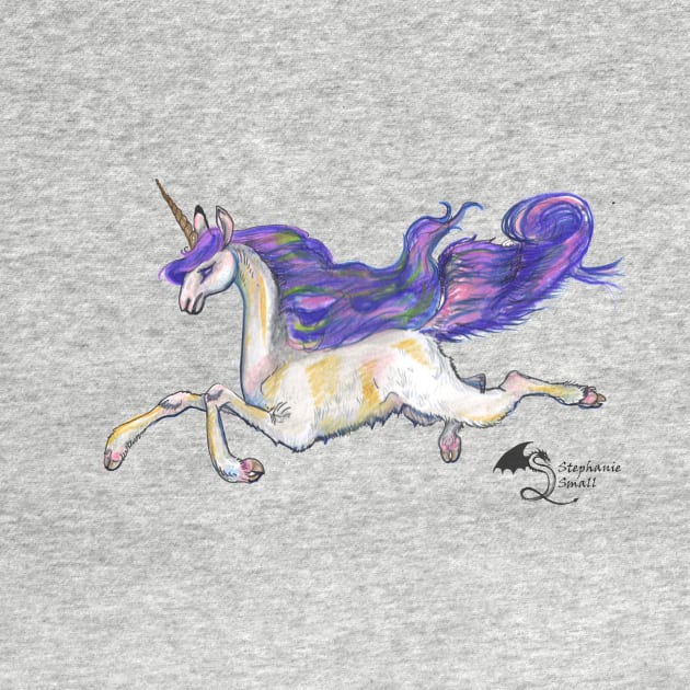 Llama Unicorn White Purple Mythological Animals wild Creatures beasts horses ponies pony magical by pegacorna